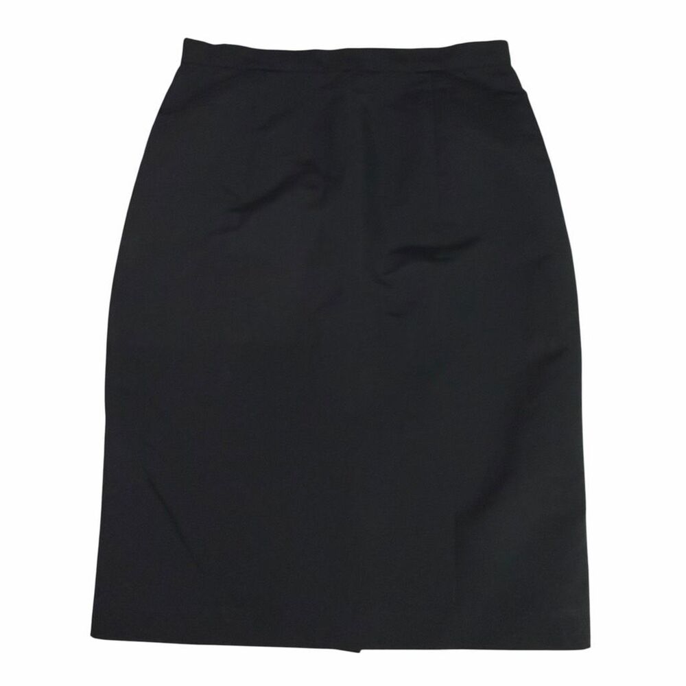 Carolina Herrera Black Size 12 Lined Skirt